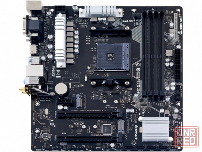 Материнская плата Biostar B550mx/E Pro Soc-Am4 Amd B550 4xddr4 Matx Ac`97 8ch(7.1) Gblan Raid+Vga+Dv Донецк - изображение 1