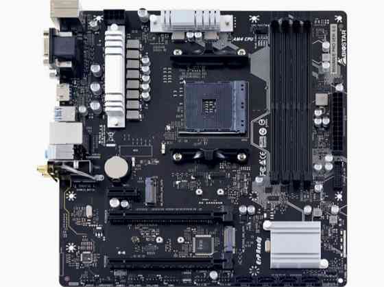 Материнская плата Biostar B550mx/E Pro Soc-Am4 Amd B550 4xddr4 Matx Ac`97 8ch(7.1) Gblan Raid+Vga+Dv Макеевка