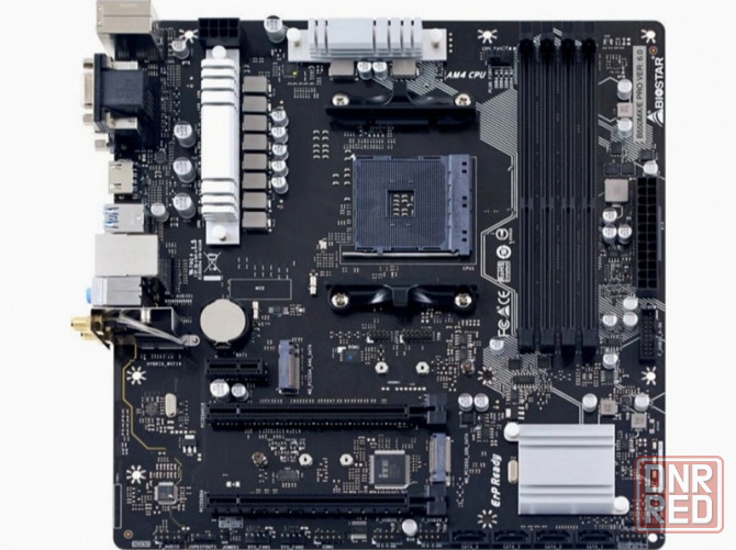 Материнская плата Biostar B550mx/E Pro Soc-Am4 Amd B550 4xddr4 Matx Ac`97 8ch(7.1) Gblan Raid+Vga+Dv Макеевка - изображение 1