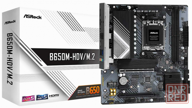 Материнская плата Asrock B650m-Hdv/M.2 (Am5 Matx) (арт-3124) Донецк - изображение 1