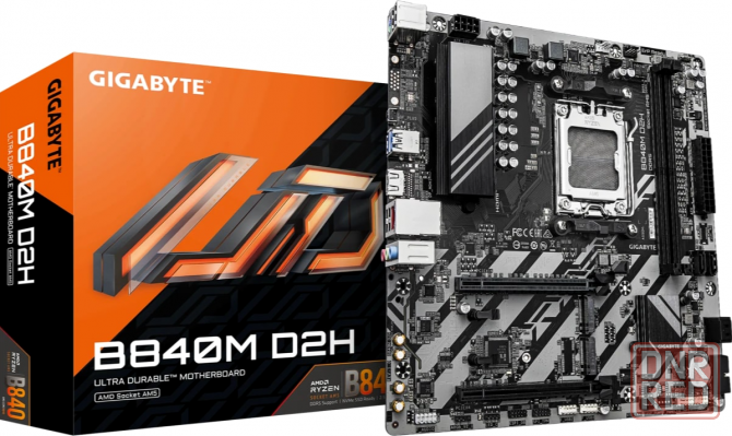 Материнская плата Gigabyte B840m D2h, Socket Am5, Amd B840, Matx, Ret (арт-4537) Макеевка - изображение 1