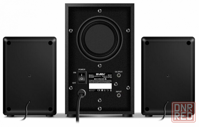 Акустическая система Sven Ms-90, чёрный 2.1, мощность(Rms): 5 вт+2x.2.5 вт (арт-5130) Донецк - изображение 3