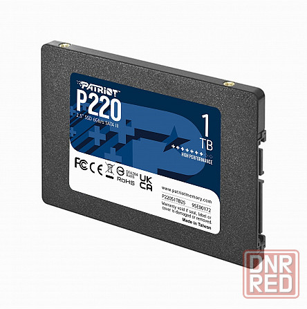 Ssd накопитель Patriot P220 P220s1tb25 1тб, 2.5 (арт-7776) Макеевка - изображение 1