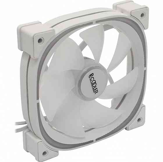 Вентилятор Pccooler Ef120 Argb White 4pin Pwm + 3pin Argb, 600-1500 об/мин Retail (арт-6162) Макеевка