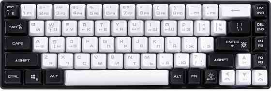Клавиатура Defender Aris Gk-349, Usb, белый + черный [45349] (арт-3403) Макеевка