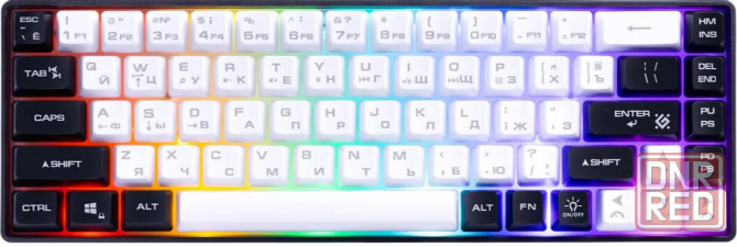 Клавиатура Defender Aris Gk-349, Usb, белый + черный [45349] (арт-3403) Макеевка - изображение 1