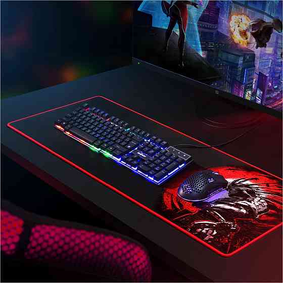 Игровой коврик для компьютерной мыши Defender Liberty 800х300х3мм (арт-7179) Макеевка