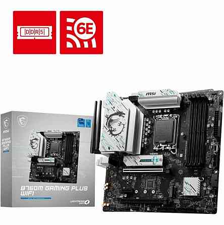 Материнская плата Msi B760m Gaming Plus Wifi (Lga1700, Matx) (арт-6333) Макеевка