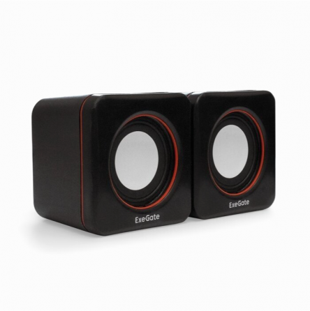 Акустическая система стерео Exegate Disco 160 Ex287050rus, 2x3вт, питание от Usb, черный (Ret) (арт- Макеевка