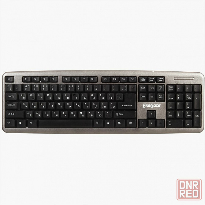 Клавиатура Exegate Ly-401 Silver (Ex264086rus) Ex264086rus (арт-2752) Макеевка - изображение 1