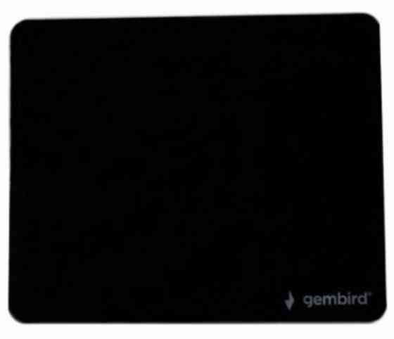 Коврик для мыши Gembird Mp-Basic чёрный (220*180*0.5мм) ультратонкий 100% пластик (арт-8765) Макеевка