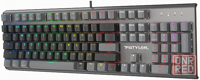 Клавиатура A4tech Fstyler Fs100 Neon механическая черный Usb For Gamer Led (Fs100) (арт-1385) Макеевка - изображение 4