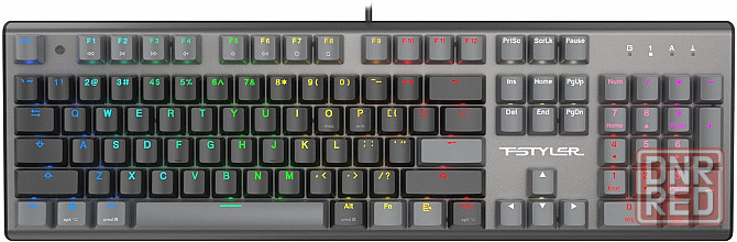 Клавиатура A4tech Fstyler Fs100 Neon механическая черный Usb For Gamer Led (Fs100) (арт-1385) Макеевка - изображение 1