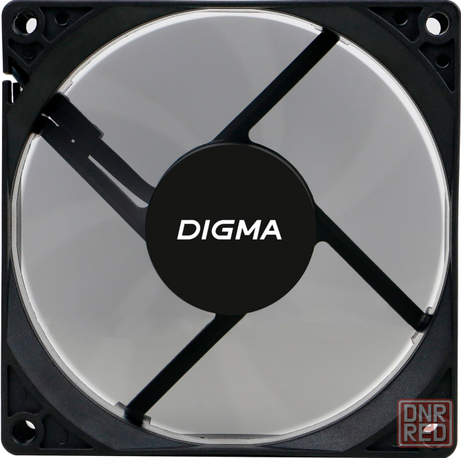 Вентилятор Digma Dfan-90 90х90x25 черный 3-Pin 4-Pin (Molex) Ret (арт-1116) Донецк - изображение 3