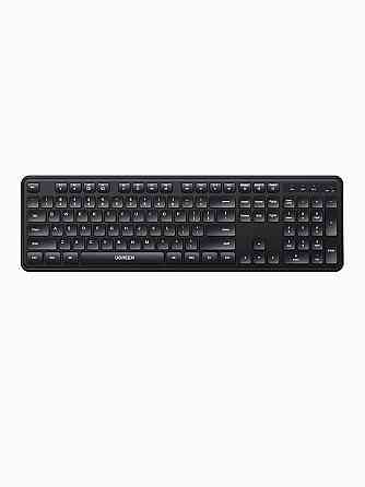 Беспроводная клавиатура Ugreen K331 (55654) Wireless Keyboard 2.4ghz Ru. цвет: черный (арт-2114) Макеевка