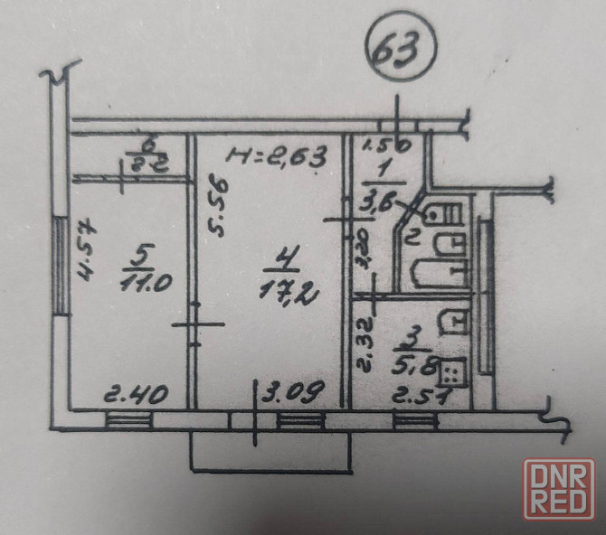 2 комнатная квартира пр.Ленина 94 Мариуполь - изображение 4