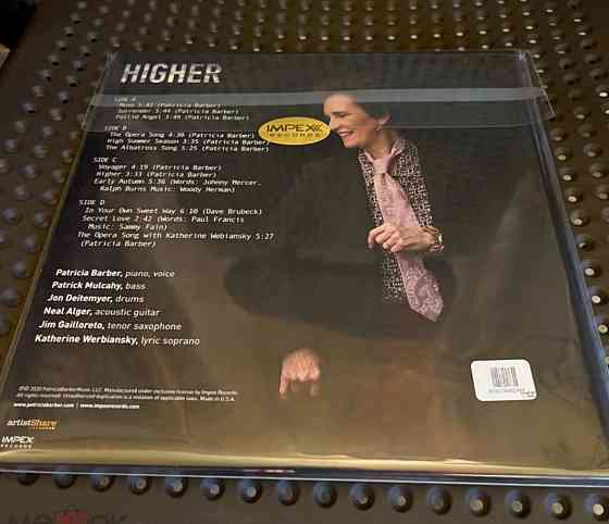 Patricia Barber - Higher 2022 Impex 45rpm 2LP Limited Новая Запечатанная Донецк