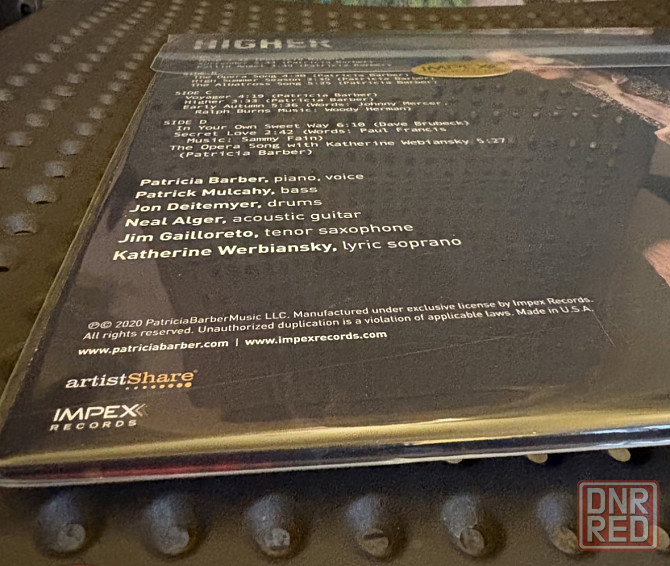 Patricia Barber - Higher 2022 Impex 45rpm 2LP Limited Новая Запечатанная Донецк - изображение 4