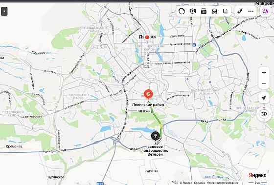 Продажа участка под строительство или сад\огород Донецк