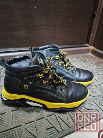 Продам зимние ботиночки на мальчика Донецк - изображение 1