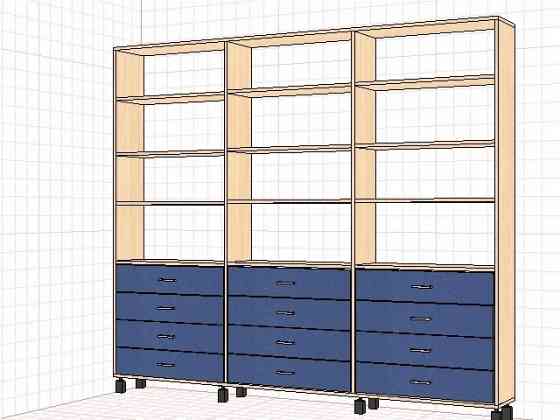 Тройной стеллаж Донецк