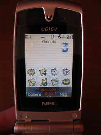 Телефон NEC e616V с сим-коллекционный полностью рабочий Донецк