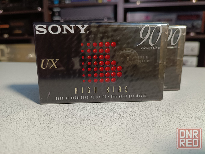 Запечатанная аудиокассета Sony -UX 90 Chrome-High Bias-Type 2 Донецк - изображение 1
