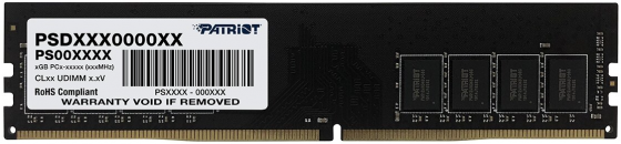 Оперативная память Ddr4 Patriot Memory Sl 4 гб 2133 мгц Dimm Cl15 Psd44g213381 (арт-9839) Донецк