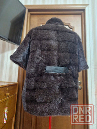 р.44-48 Шубка жилетка норка графит Макеевка - изображение 3