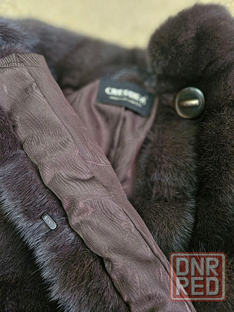 р.44-48 Шубка жилетка норка графит Макеевка - изображение 6