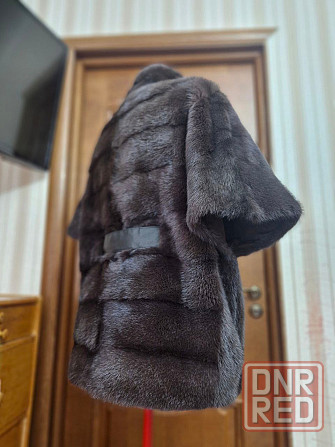 р.44-48 Шубка жилетка норка графит Макеевка - изображение 4