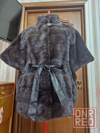 р.44-48 Шубка жилетка норка графит Макеевка - изображение 2