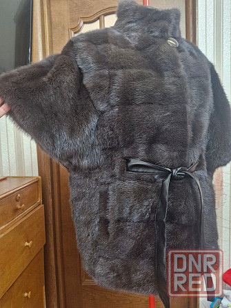 р.44-48 Шубка жилетка норка графит Макеевка - изображение 1