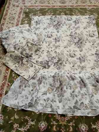 Комплект ,Покрывало + штора + подушка + 3 наволочкт Макеевка