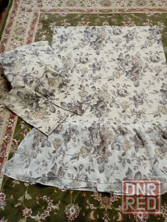 Комплект ,Покрывало + штора + подушка + 3 наволочкт Макеевка - изображение 2