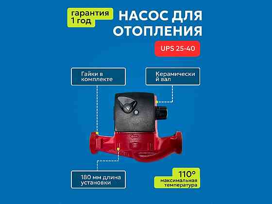 Циркуляционный насос Grundfos UPS 25-40 180 Донецк