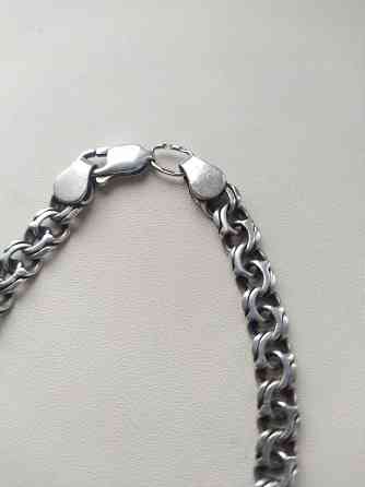 Браслет мужской серебряный Донецк