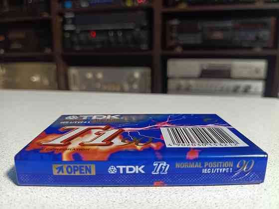 Запечатанная аудиокассета TDK- T1-90 -Type I Донецк