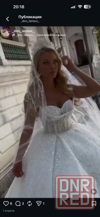 Шикарное свадебное платье Донецк - изображение 5