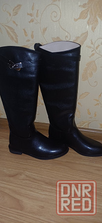 Сапоги женсеие 38 размер Донецк - изображение 1