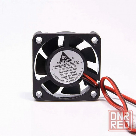 Вентилятор (кулер) Brushless Gda4010 40x40x10 C напряжением питания 12 вольт для 3d принтеров, компь Донецк - изображение 1