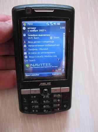 кпк Asus P750 c GPS (автономным) навигатором на Windows Mobile 6 Prof Донецк