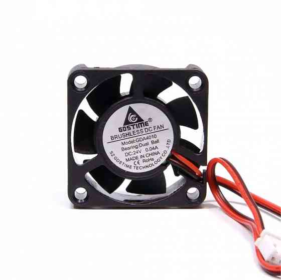 Вентилятор (кулер) Brushless Gda4010 40x40x10 C напряжением питания 12 вольт для 3d принтеров, компь Донецк