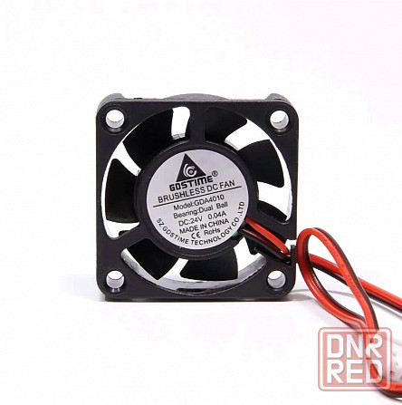 Вентилятор (кулер) Brushless Gda4010 40x40x10 C напряжением питания 12 вольт для 3d принтеров, компь Донецк - изображение 1