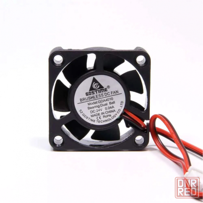 Вентилятор (кулер) Brushless Gda4010 40x40x10 C напряжением питания 12 вольт для 3d принтеров, компь Донецк - изображение 1