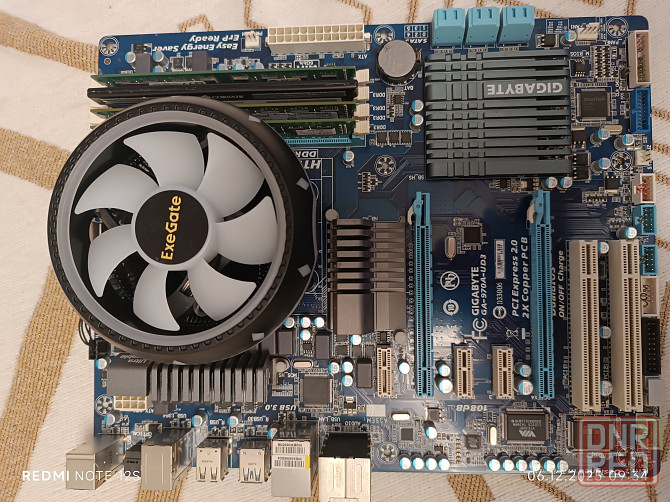 Материнская плата+процессор+память Донецк - изображение 1