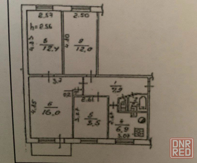 4 к кв, пл. Бакинских комиссаров Донецк - изображение 11