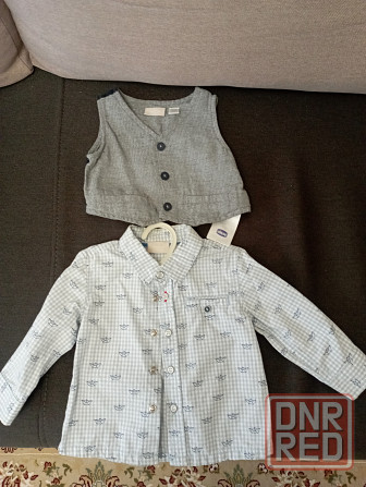 Комплект Chicco для малыша мальчика 6 месяцев Макеевка - изображение 1