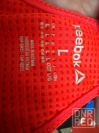Топ майка спортивный Reebok размер L оригинал (новое) Донецк - изображение 3