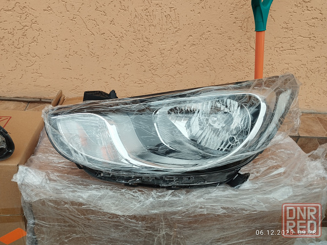 Продам новые фары Солярис 1 с электрокоректором левая дорестайлинг правая рестайлинг. Донецк - изображение 1